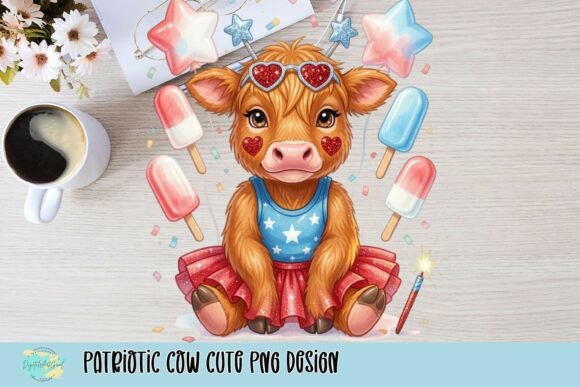 Adorable Patriotic Cow PNG Design: A Creative Guide