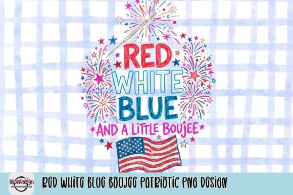 Celebrate in Style: The Boujee Patriotic PNG for Your 4th of July Creations