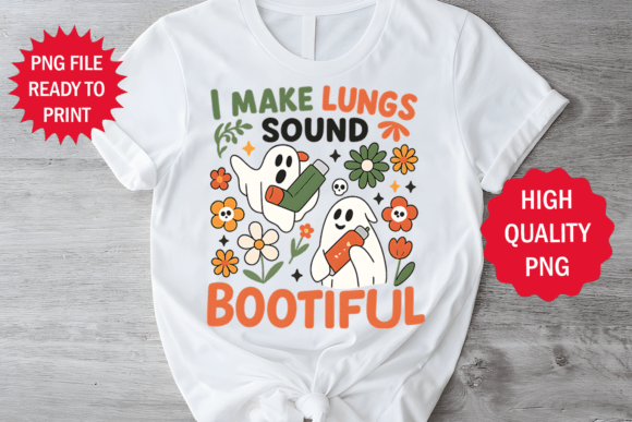 Lung Sound Bootiful Floral Funny Design: A Visual Storyteller